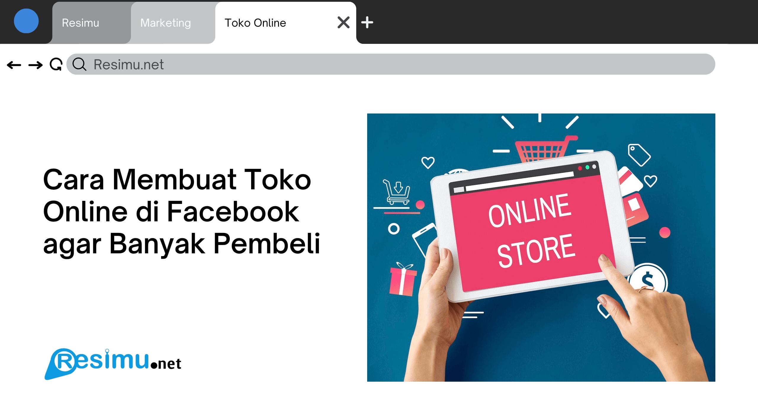 Cara Membuat Toko Online di Facebook agar Banyak Pembeli